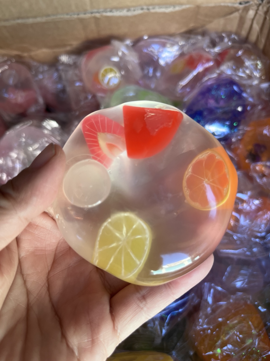 Fruit & Christmas Coconut Oil Squishies — product image 2